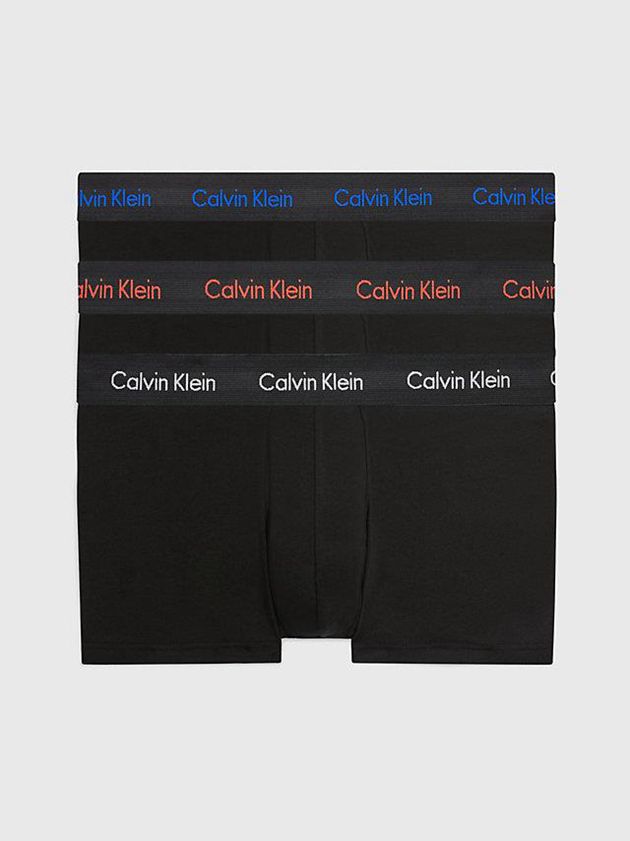 Calvin Klein USA 3 Pack Low Rise - Cotton Stretch Mens Trunks Grey 6057241-UE